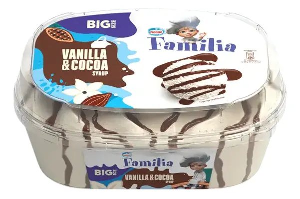 SLADOLED FAMILIA VANILLA COCOA 900ml FRONERI