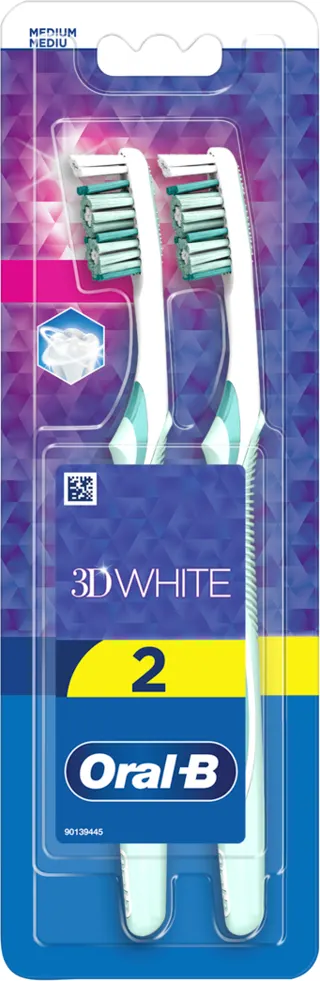 ČETKICA ZA ZUBE 3D WHITE ORAL B 2/1