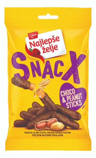 COKOLADA NAJLEPSE ZELJE SNACX STAPICI MLE.I KIKIRIKI 80gr SOKO STARK