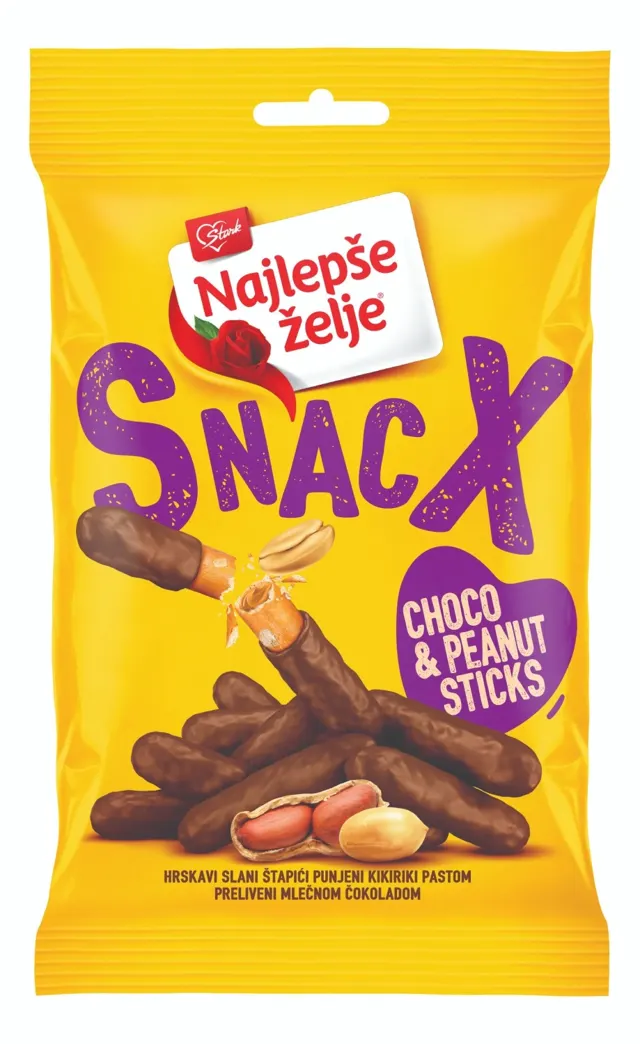 COKOLADA NAJLEPSE ZELJE SNACX STAPICI MLE.I KIKIRIKI 80gr SOKO STARK NAJLEPŠE ŽELJE