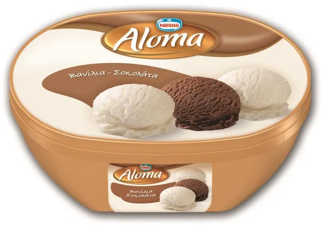 SLADOLED ALOMA VANILA COKOLADA 900ML ALOMA