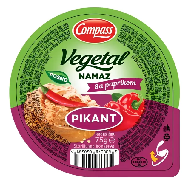 NAMAZ VEGETAL PIKANT 75gr BEVETTI