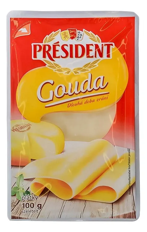 Sir Gouda slajs President 100g President