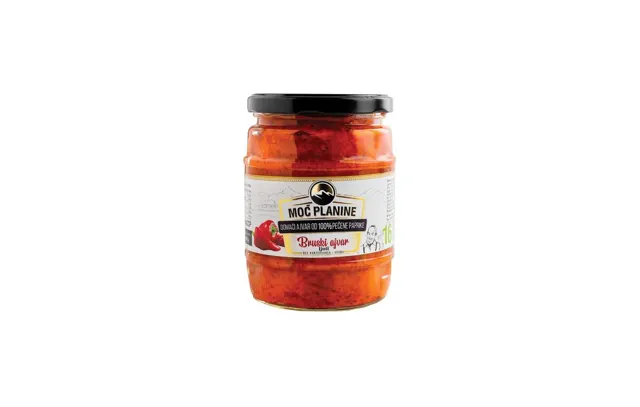 Ajvar domaci ljuti Moc planine 580g MOĆ PLANINE