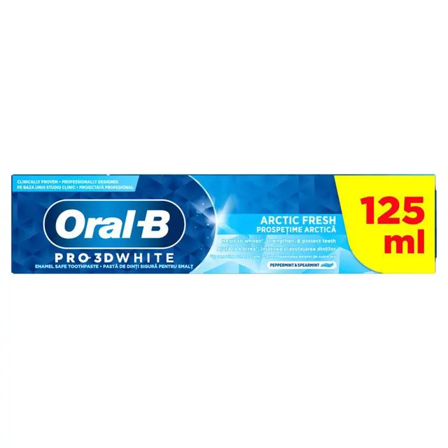 Pasta Pro 3DW ArcticFresh Oral B 125ml Oral-B