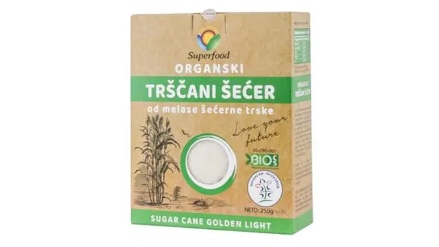 ŠEĆER TRŠČANI ORGANIC 250G SUPERFOO SUPERFOOD