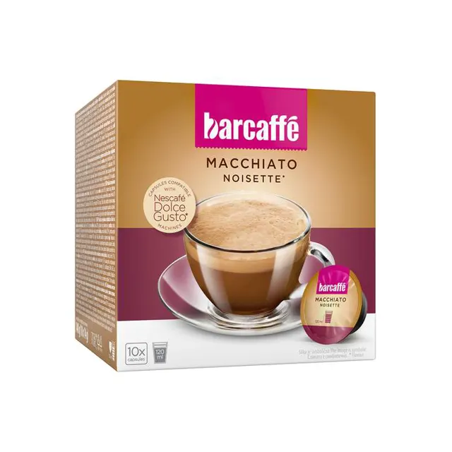 KAFA U KAPSULI PERFETTO MACCHIATO NOISETTE 140GR BARCAFFE BARCAFFE