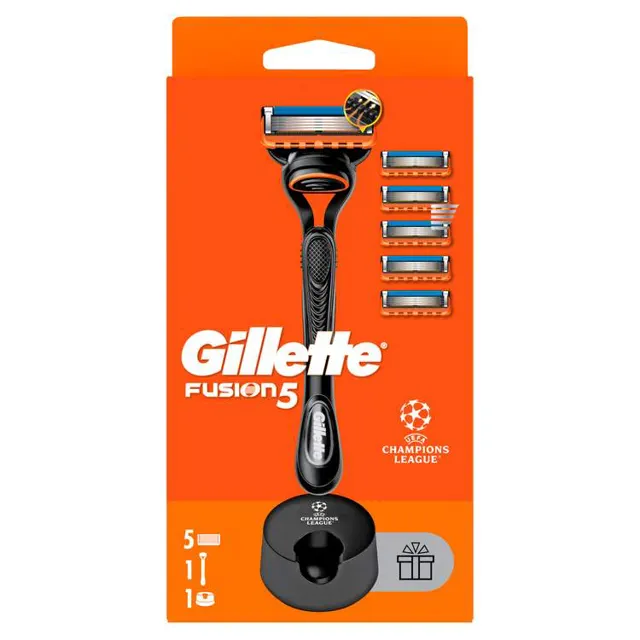 Gillette FUSION5 drška+5 dopuna+postolje Gillette