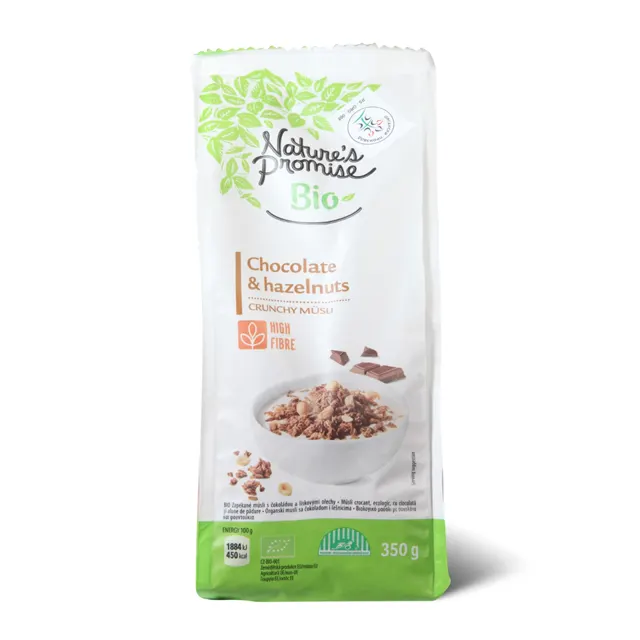 Crunchy musli choco&lesnik NP BIO 350g Nature's Promise