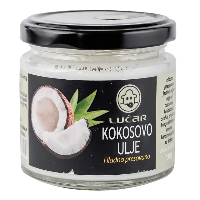 Ulje od kokosa hlad.cedj.neraf.Lucar150g Lucar