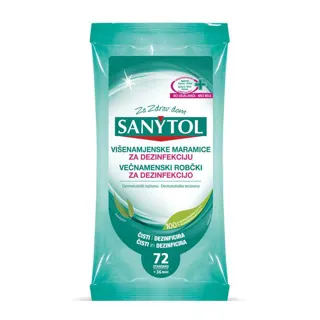 SANYTOL vl.maramice za dezinfekciju 72/1