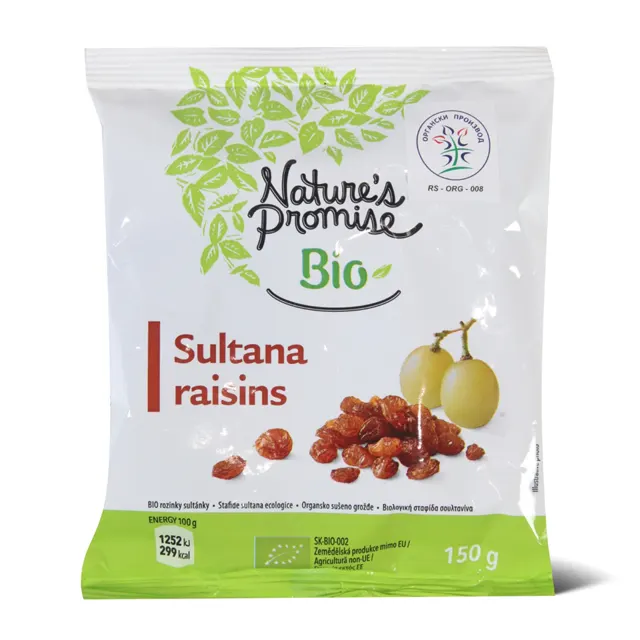 Suvo grozdje Nature's Promise BIO 150g Nature's Promise