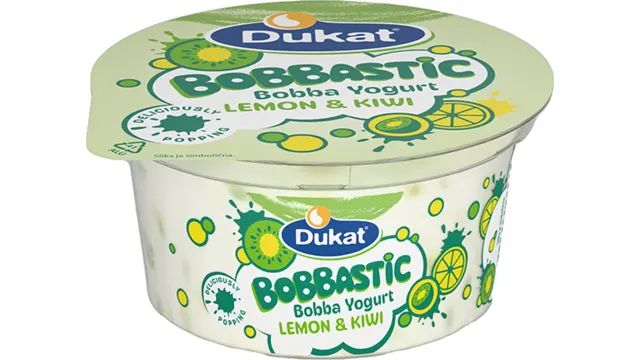 Jogurt Bobbastic Kivi Limun Dukat 150g Dukat