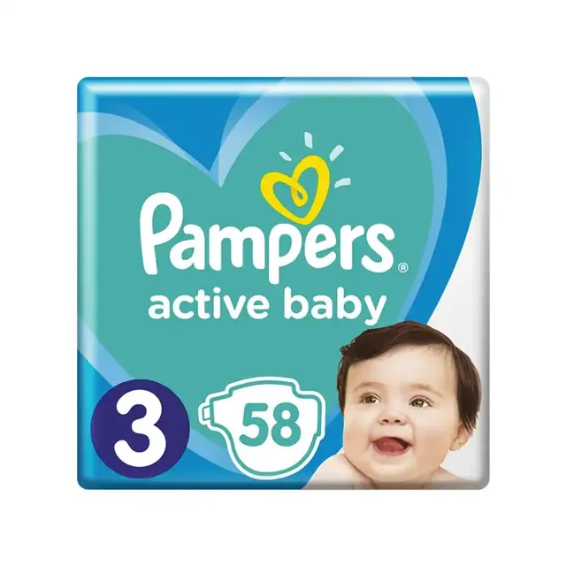 pelene pampers ab vpp 3 midi 66 nelt 10 kg PAMPERS