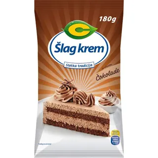SLAG KREM COKOLADA 180gr CENTROPROIZVOD