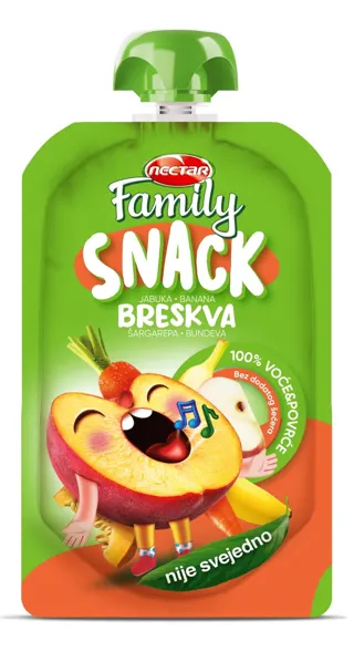 Family snack breskva 100g Nectar