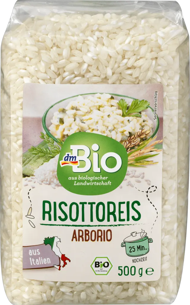 dmBio pirinač za rižoto 500g dmBio