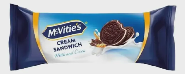 McVitie's čajno pecivo (kakao), fil mlečni krem 90g MCVITIES