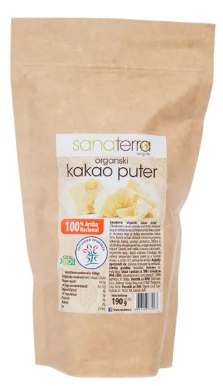 KAKAO PUTER ORGANSKI SANATERRA 190G