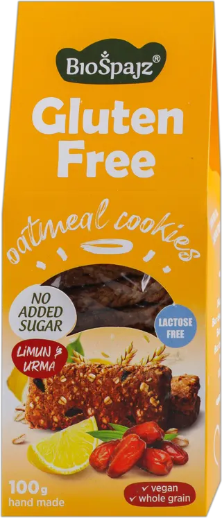 Keks Limun&Urma bez secera BioSpajz 100g