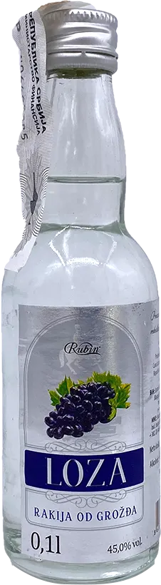 Rakija loza Rubin 0.1l