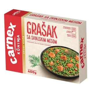 Grasak sa svinjskim mesom Carnex 400g