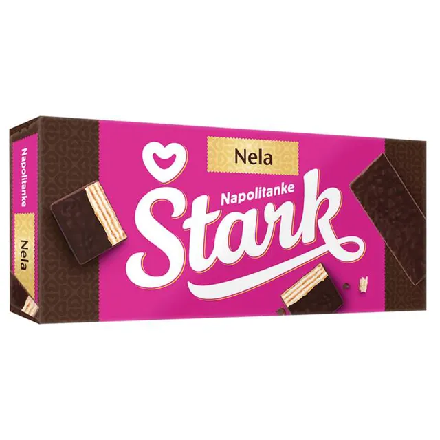 Napolitanka Nela sa mlecnim kremom 132g Stark