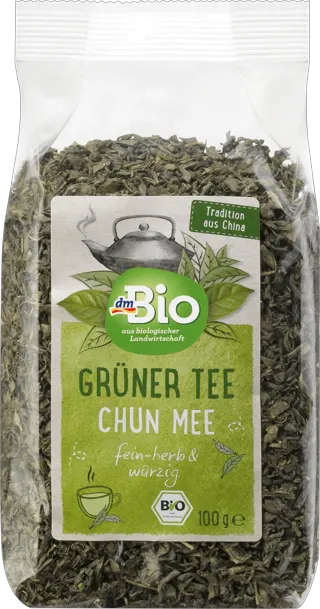 dmBio zeleni čaj Chun Mee 100g