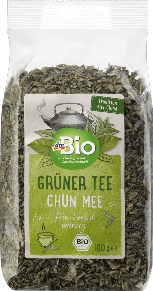 dmBio zeleni čaj Chun Mee 100g dmBio