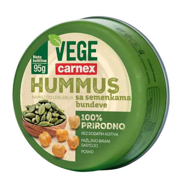Vege Hummus seme bundeve 95g #16 Carnex CARNEX