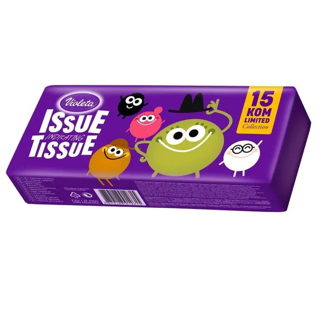 Violeta ISSUE TISSUE maramice 15/1 violeta
