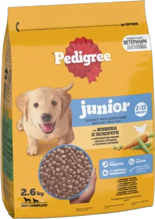Briketi Junior ziv. i pov.Pedigree 2.6kg