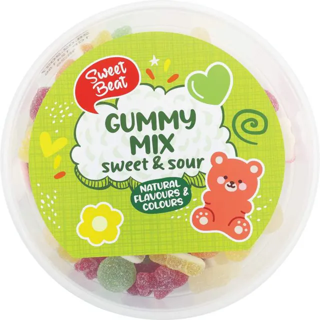 BOMBONE GUMENE SOUR MIX 400G SB SWEET BEAT