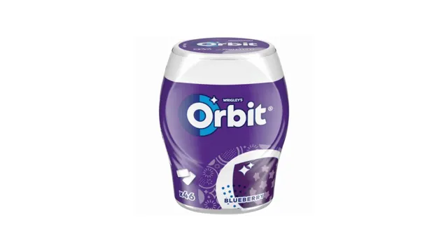 Zvake Blueberry 46p bottle Orbit 64g Orbit