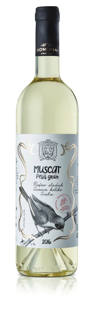 Vino belo Musc.P.Green Vin.Komuna 0.75l