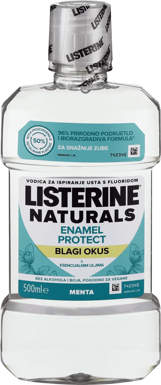 Tec/usta Listerine Natural Enamel 500ml Listerine