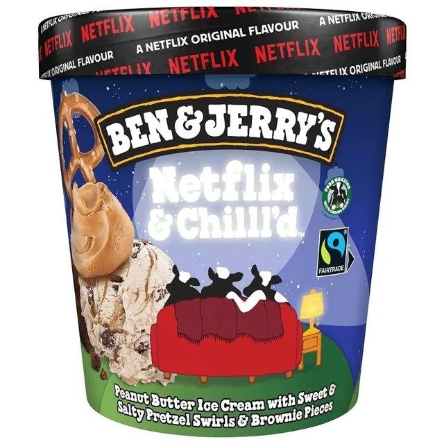 SLADOLED B&J NETFLIX&CHILLD 465ML ALGIDA