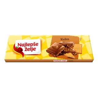 Cokolada keks Najlepse zelje 250g