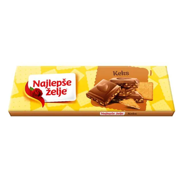 Cokolada keks Najlepse zelje 250g Najlepse zelje