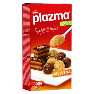 Keks Plazma mlevena posna 300g