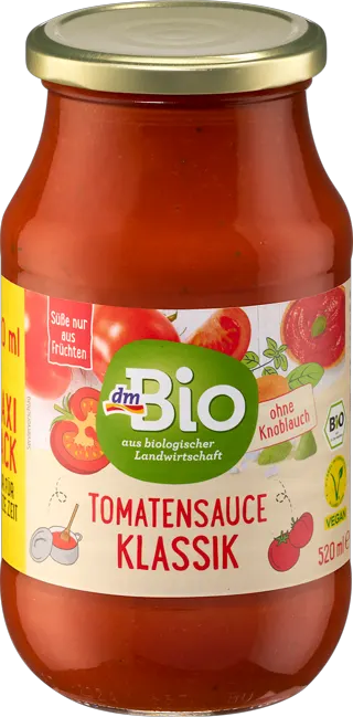 dmBio paradajz sos klassik 520ml
