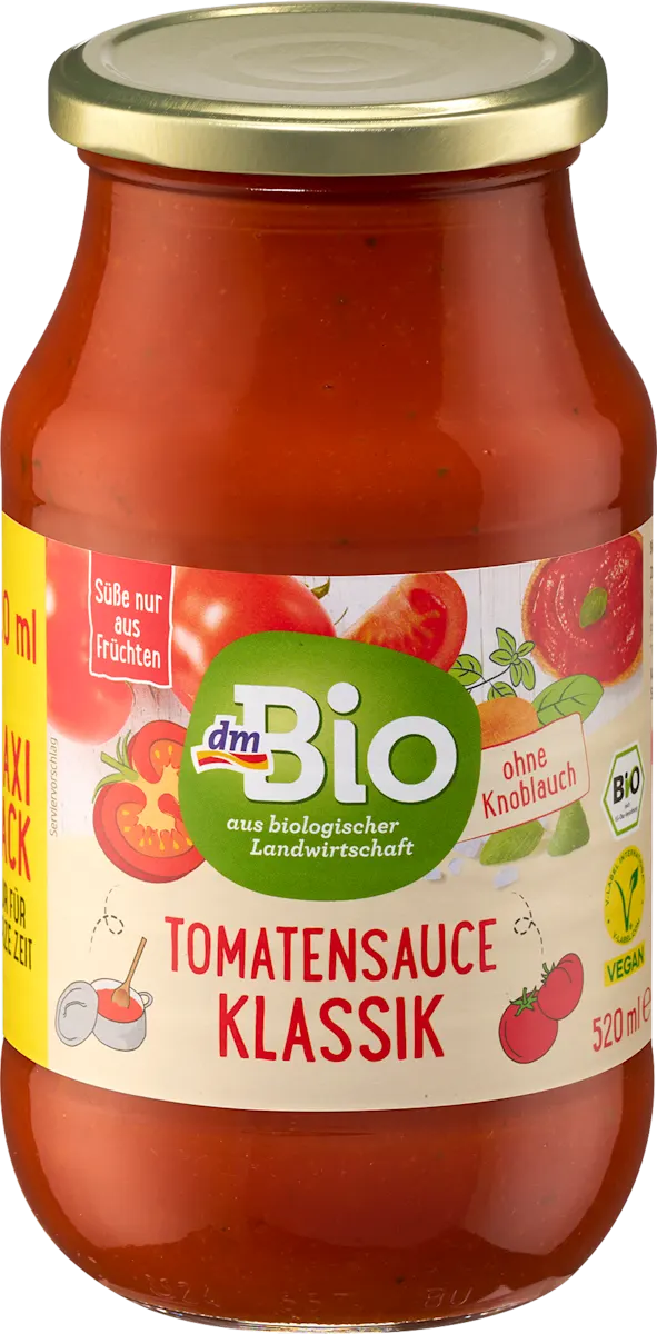 dmBio paradajz sos klassik 520ml dmBio