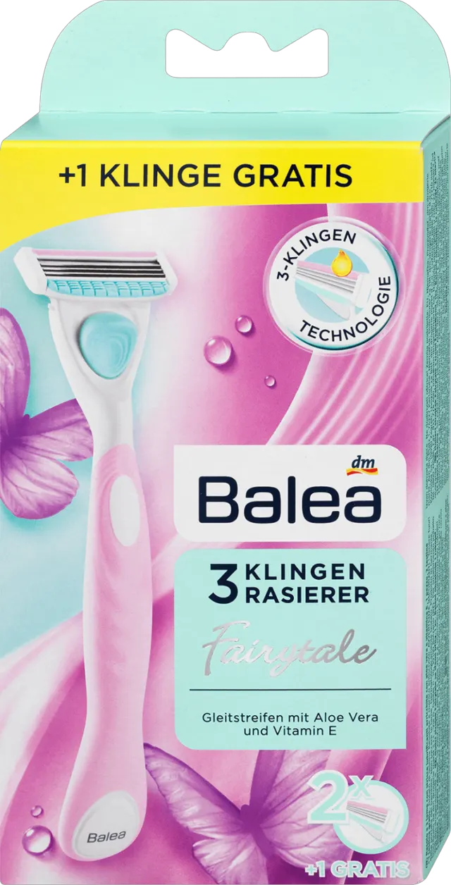Balea brijač sa 3 oštrice Fairyt. 1kom Balea