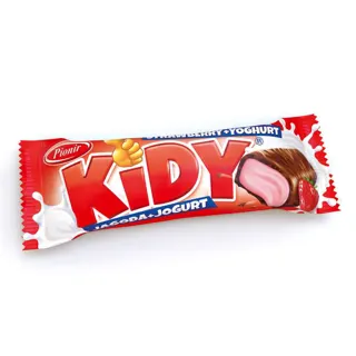 Cokolada jogurt-jagoda Kidy 30g