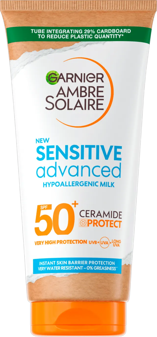 GARNIER AS SENSIT mleko sun ZF50 175ml GARNIER AMBRE SOLAIRE