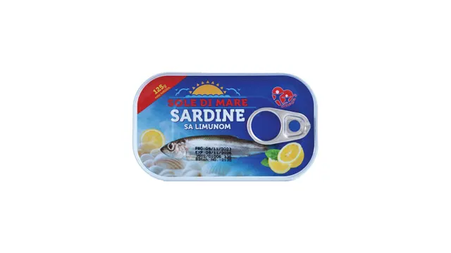 Sardina sa limunom 0125 SOLE DI MARE 125 g Sole di mare