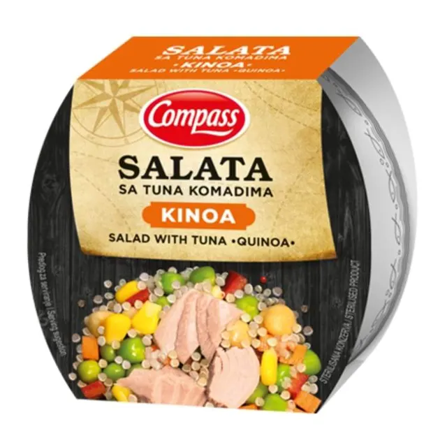 SALATA TUNA KINOA COMPASS 160gr BEVETTI