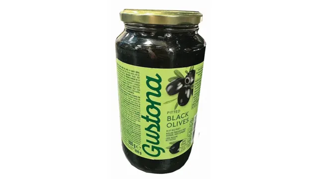 Crne masline bez kostice Gustona 880g Gustona