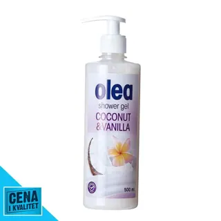 GEL TUŠ KOKOS&VANILA PUM 500ML OLEA