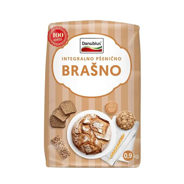 Brasno graham,integ.hleb Danubius 900g Danubius